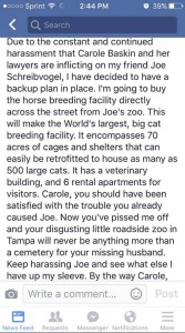 Jeff Lowe Threats to Breed More Tigers